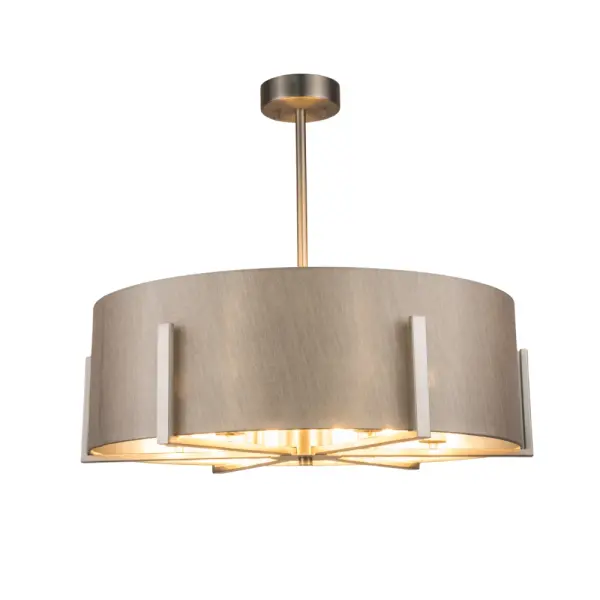 Hadden 6 Light Satin Chrome Pendant
