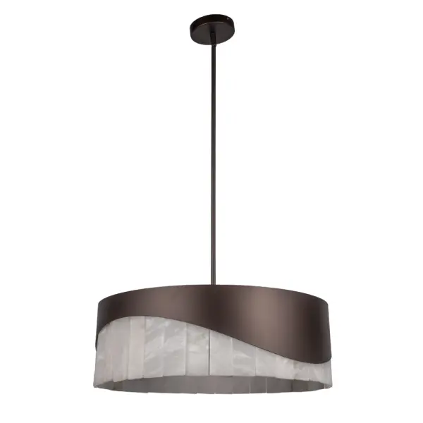 Hamilton 6 Light Dark Bronze Pendant