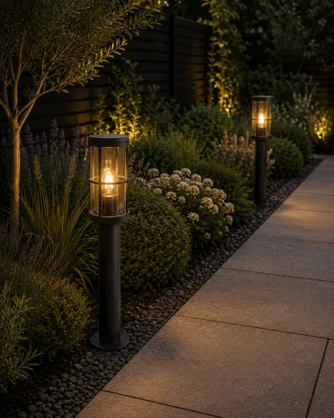 Harrington Anthracite 650mm Post Light