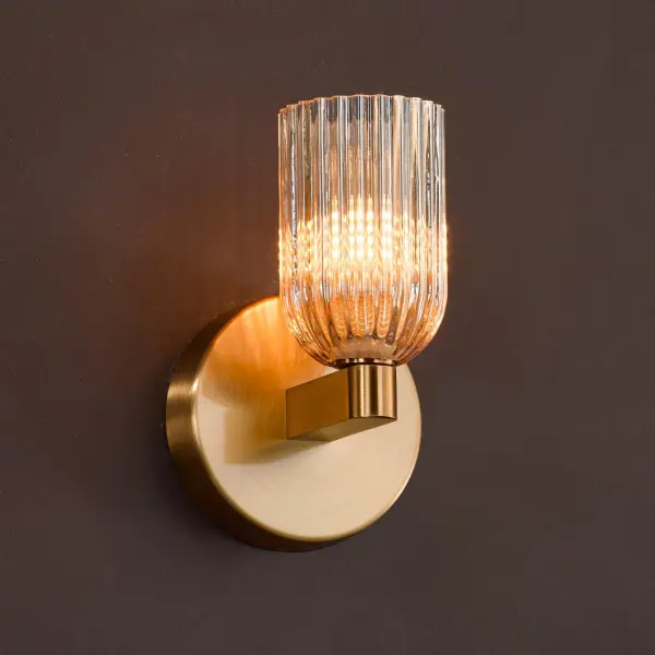 Hilaria Antique Gold Single Wall Light