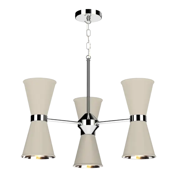 Hyde 6 Light Pendant in Bespoke finish