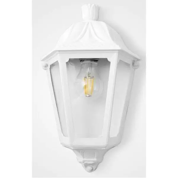 Iesse Half Wall Light in White Finish