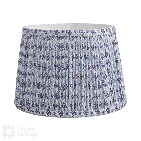 St John Blue 25cm Cotton Empire Shade