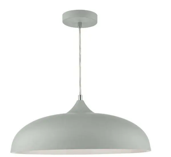 Kaelan 1 Light Pendant Matt Grey