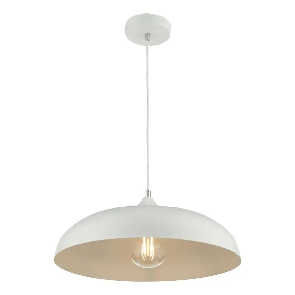 Kaelan 1 Light Pendant White