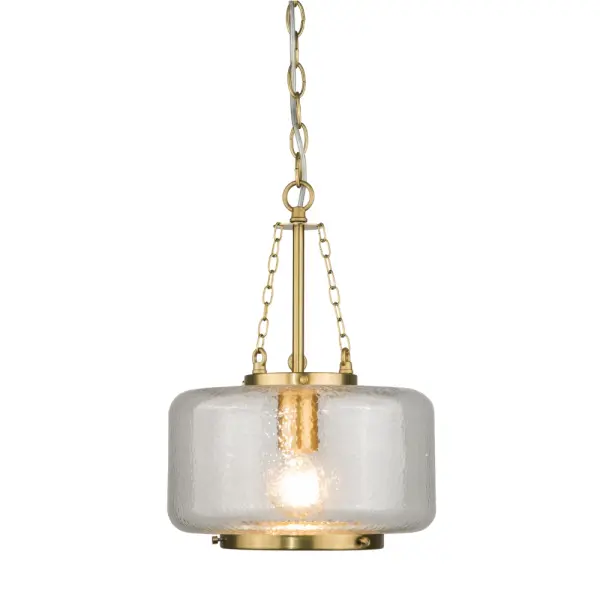 Kimi Cylinder Brass Pendant