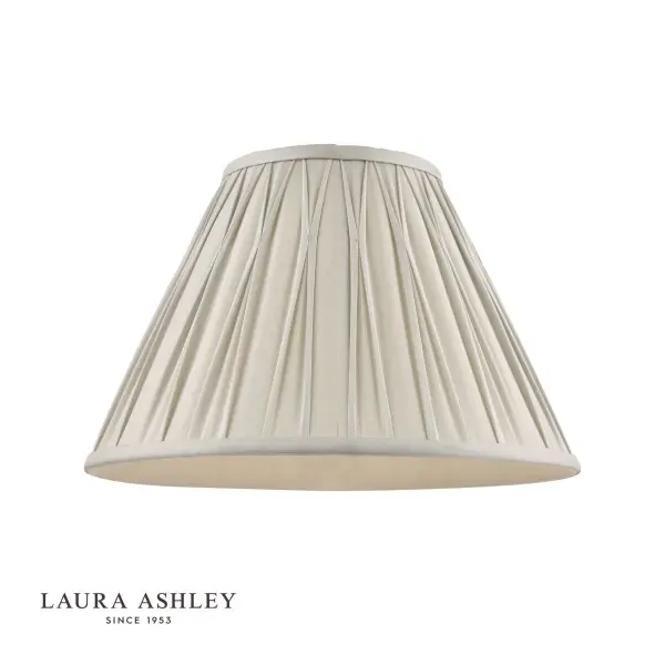 Fenn Silk Drum Shade in Silver 350mm/ 14 Inch