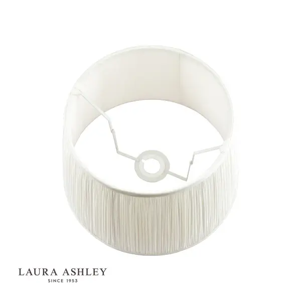 Hemsley Pleated Silk Cream Shade 250mm/10 Inch
