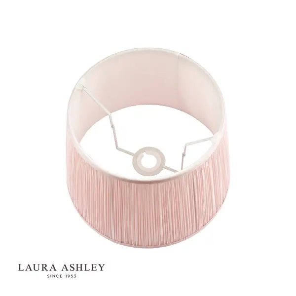 Hemsley Pleated Silk Pink Shade 250mm/ 10 Inch