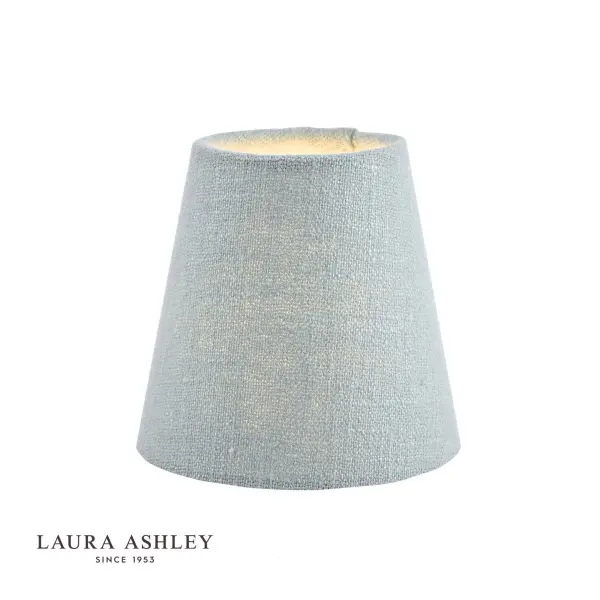 Bacall Linen  Drum Duck Egg Blue Shade 125mm/5 inch