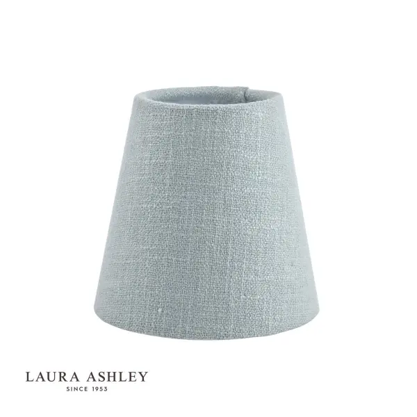 Bacall Linen  Drum Duck Egg Blue Shade 125mm/5 inch