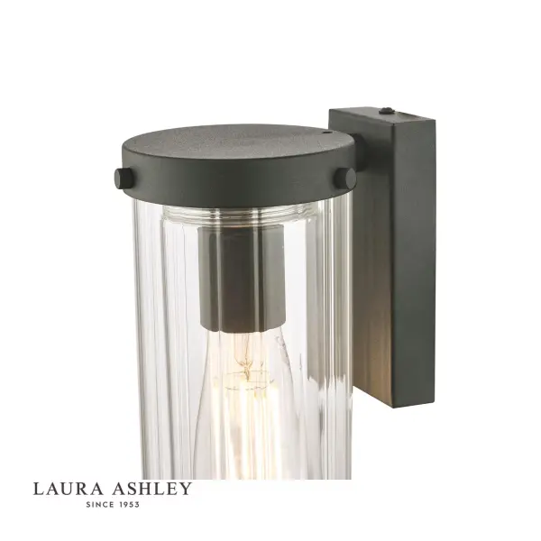 Arthur Outdoor Matt Black Wall Light IP44