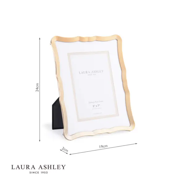 Glasbury 5x7 inch Photo Frame Gold