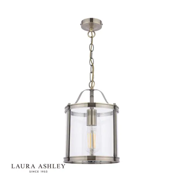 Harrington 1 Light Antique Brass Pendant