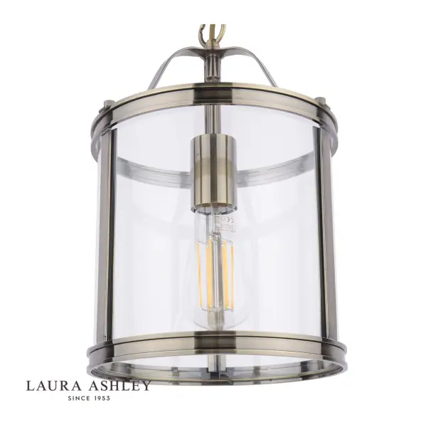Harrington 1 Light Antique Brass Pendant