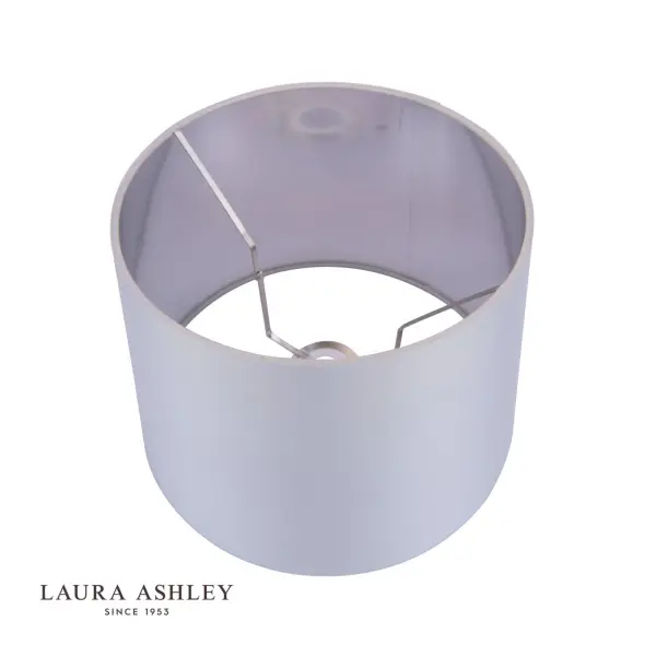 Emyr Silk Silver Drum Shade 30.5cm/12 Inch