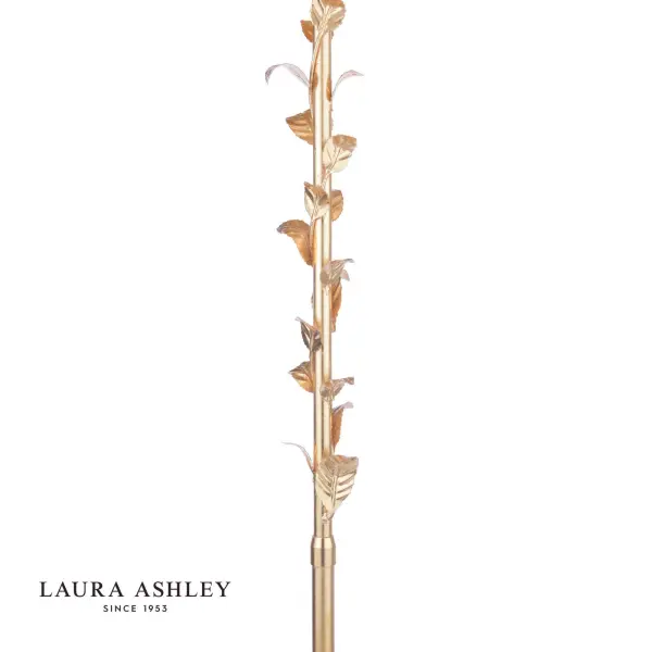 Halton Gold Leaf Floor Lamp C/W Shade