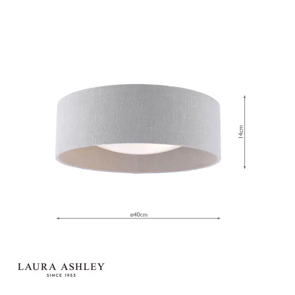 Bacall Natural Linen Flush Fitting