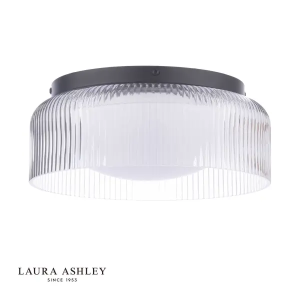 Clarissa Matt Black Flush Fitting IP44