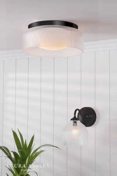 Clarissa Matt Black Flush Fitting IP44