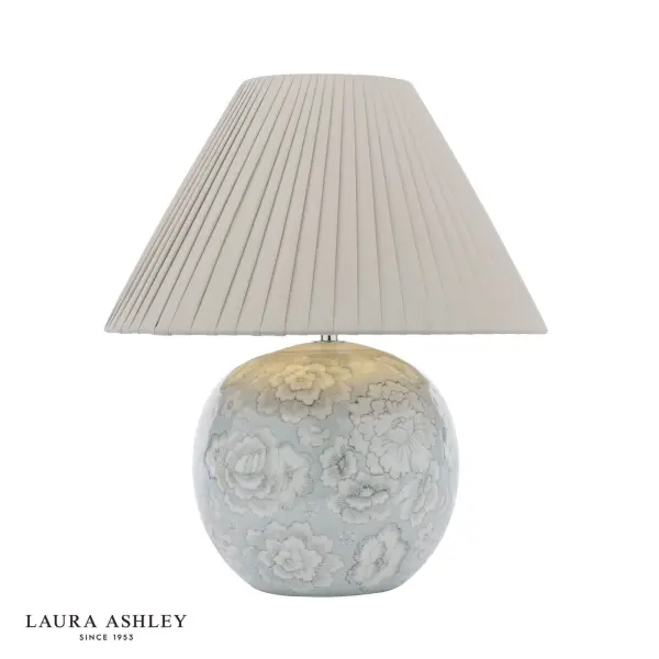 Montford Blue Table Lamp C/W Shade