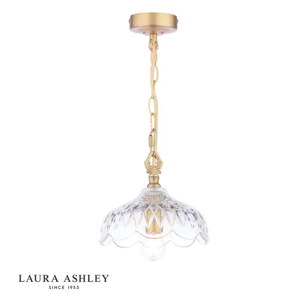 Eversden Antique Brass Single Pendant