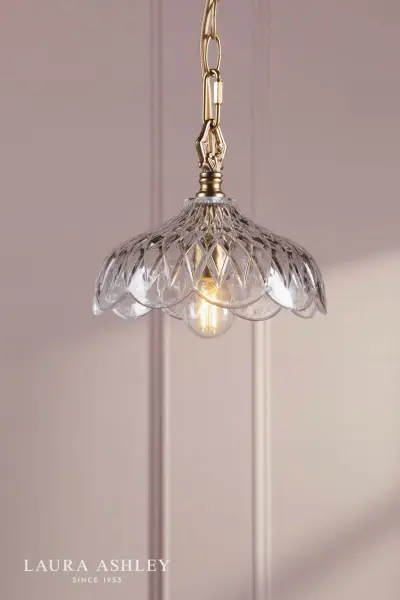Eversden Antique Brass Single Pendant