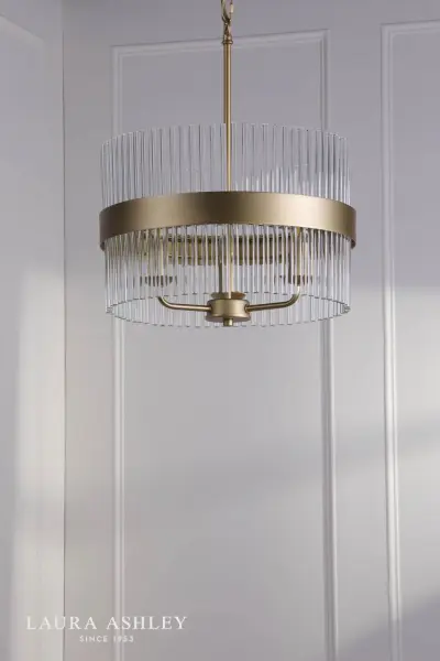 Alexa 3 Light Antique Brass Pendant