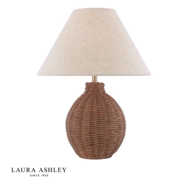 Fernhill Antique Brown Table Lamp C/W Shade