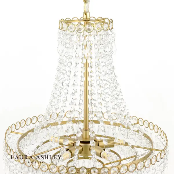 Enid Small Antique Brass Chandelier