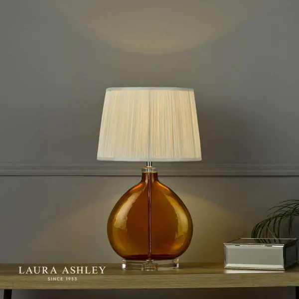 Laura Ashley Amber Glass Table Lamp Base