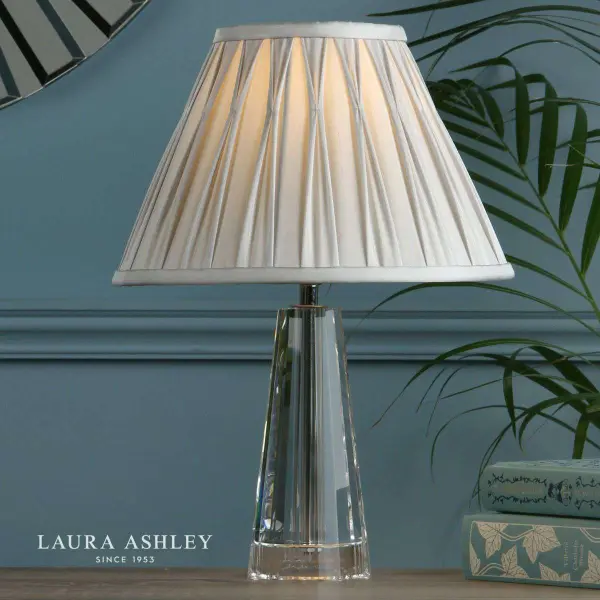 Laura Ashley Blake Cut Glass Crystal Obelisk Table Lamp Base Small