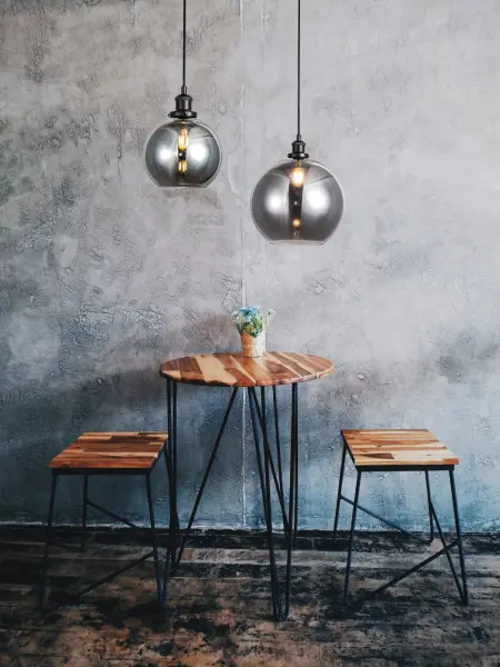 Lewis Small Glass Ball Pendant Matt Black
