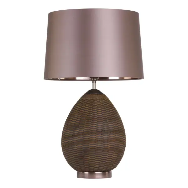 Lombok Rattan Table Lamp Base Only