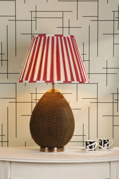 Lombok Rattan Table Lamp Base Only