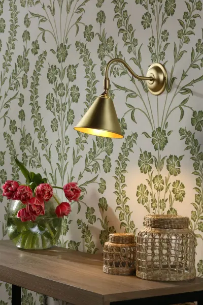 London Wall Light Butter Brass