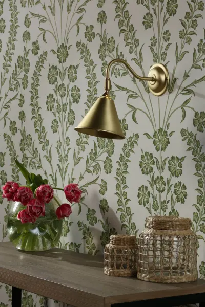London Wall Light Butter Brass