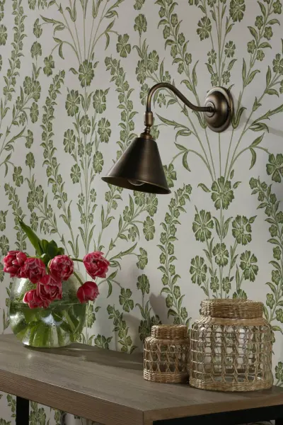 London Adjustable Wall Light Antique Brass
