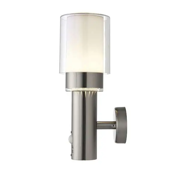 Olympia Outdoor PIR Wall Light IP44 10.8W Cool White