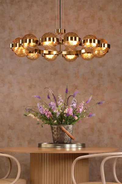 Ophira Antique Gold 12 Light Ceiling Pendant