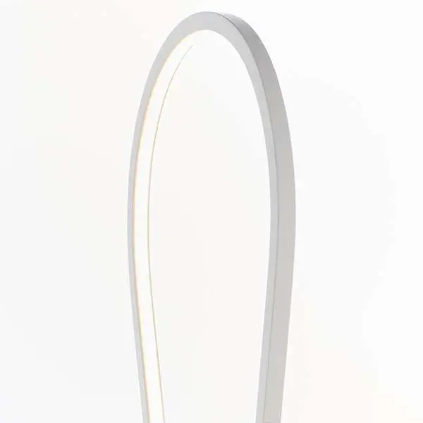 Paradox LED Floor Lamp in White Finish