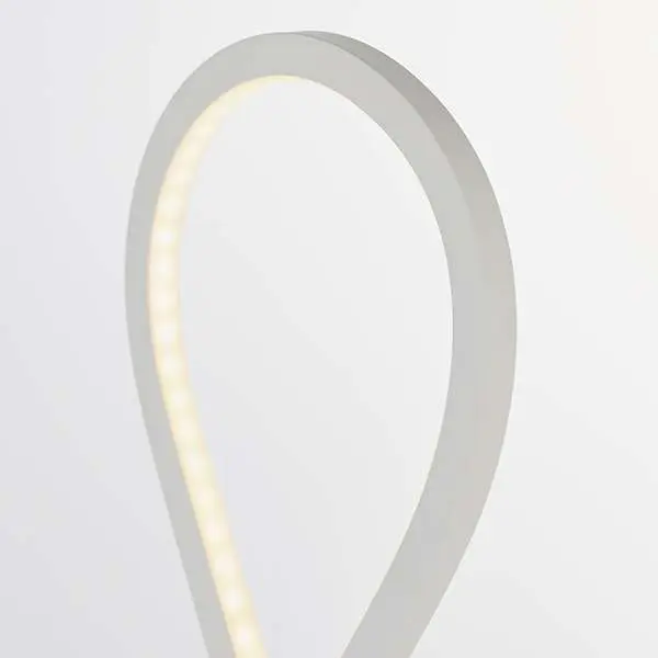 Paradox LED Table Lamp in White Finish