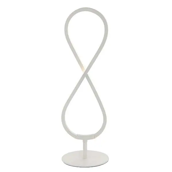 Paradox LED Table Lamp in White Finish