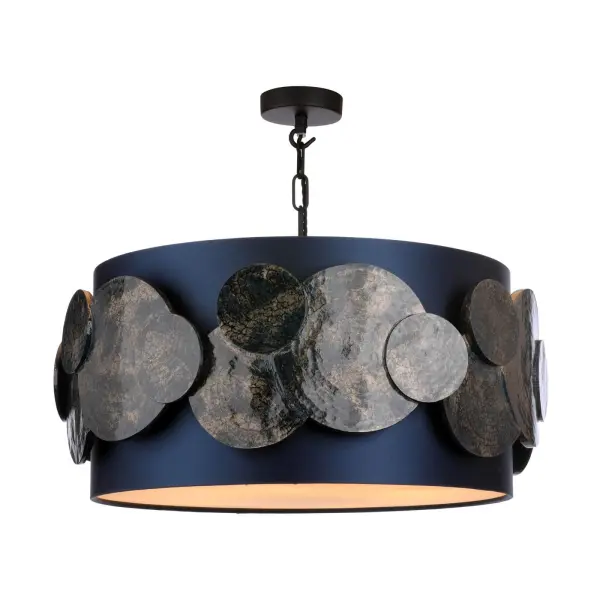 Planet 4 Light Pendant with Bespoke Shade