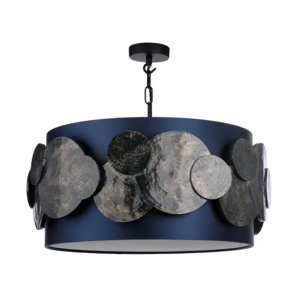 Planet 4 Light Pendant with Bespoke Shade
