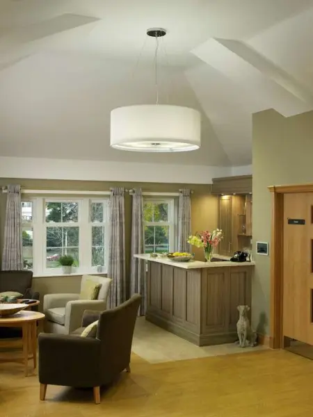 Renoir 90CM 6 Light Pendant Complete with Bespoke 100% Silk Shade