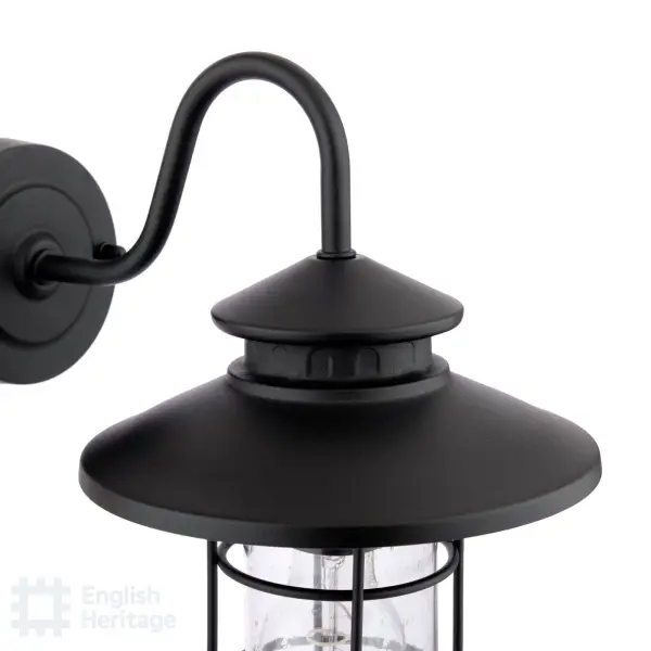 Stables Matt Black Outdoor Wall Light