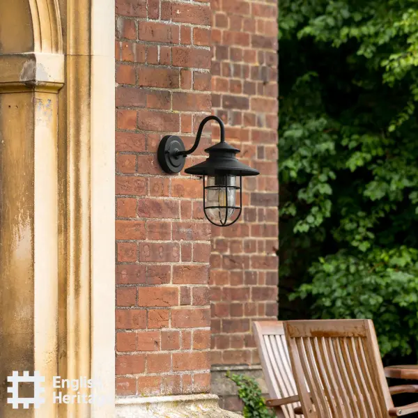 Stables Matt Black Outdoor Wall Light