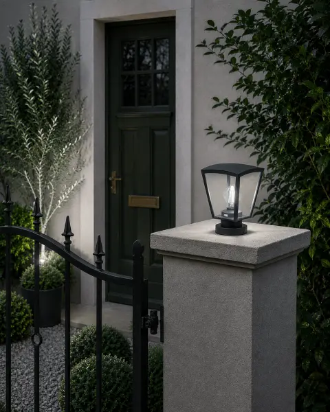 Sawyer Anthracite Pillar Top