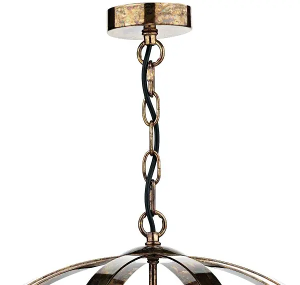 Symbol 3 Light Pendant Petrol Copper